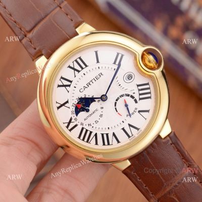Ballon Bleu de Cartier Moonphase Gold Watch 2019 New Replica